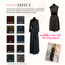 Load image into Gallery viewer, Jacqueline Black Lace Maxi
