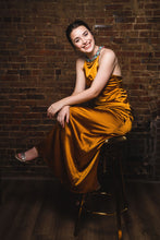 Load image into Gallery viewer, Gold sequined gown
