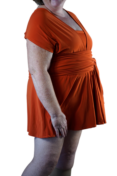 CHOIR Orange Mini Dress