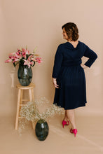 Load image into Gallery viewer, Jacqueline Navy Midi
