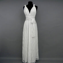 Load image into Gallery viewer, CHOIR White Lace Infinity Dress, Maxi
