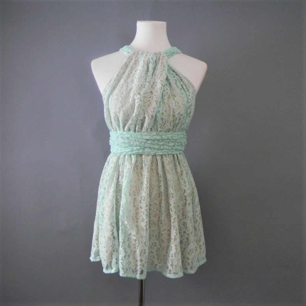 CHOIR Mint Lace Infinity Top and Tulle Skirt