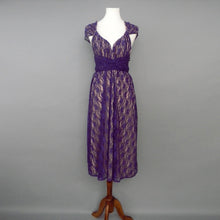 Load image into Gallery viewer, CHOIR Purple Lace Infinity Dress Midi
